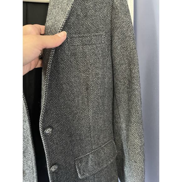 Pendleton Wool Womans Blazer Gray Preppy Office Workwear 8 - Picture 6 of 9